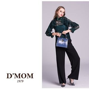 Pre-Order D’MOM HebillaNile CrocodileBelly handbag